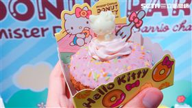 Mister Donut與三麗鷗聯名造型甜甜圈。（圖／記者簡佑庭攝）