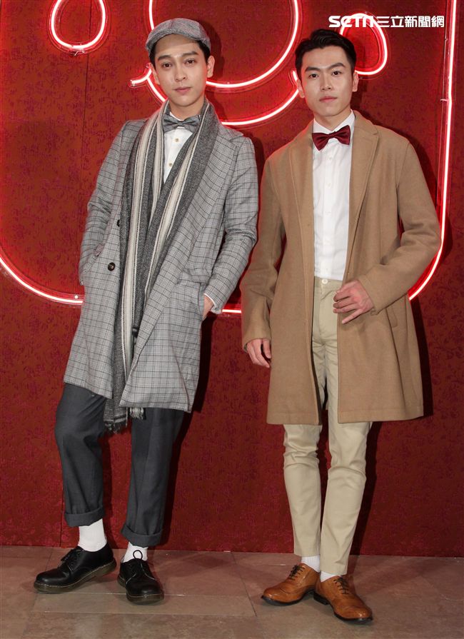 17 Media才藝型男MC 余、傑評。（記者邱榮吉/攝影）