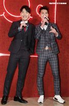 17 Media才藝型男亞倫、典佑。（記者邱榮吉/攝影）
