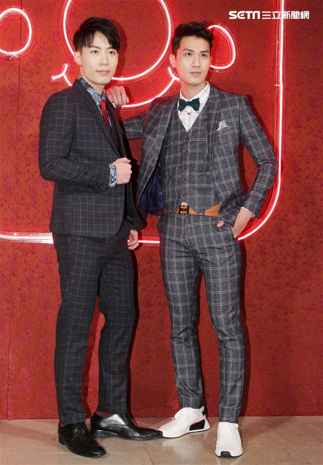 17 Media才藝型男亞倫、典佑。（記者邱榮吉/攝影）