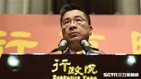 行政院發言人徐國勇23日宣布行政首長人事案。 圖／記者林敬旻攝