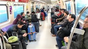 機捷,機場捷運,搭機旅客。（圖／機捷公司提供）