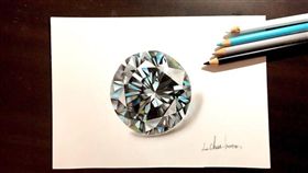 日本,畫作,色鉛筆,寶石,鑽石,哈利波特,蜘蛛人（圖／翻攝自推特@erumo_0384）https://twitter.com/erumo_0384