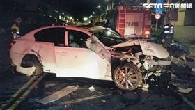 嘉義,台18線,中埔鄉,吳鳳公園,酒駕,車禍(圖/翻攝畫面)