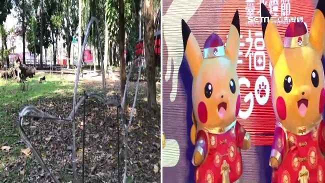 這是「皮卡丘」？南投燈會怪燈引討論