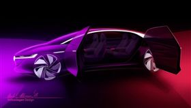 I.D. VIZZION概念車。（圖／Volkswagen提供）