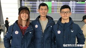 ▲（左至右）黃郁婷、黃錦龍與戴瑋麟。（圖／記者蔡宜瑾攝影）