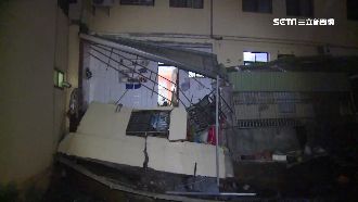 嘉義4民宅塌陷2米　疑擋土施工出包