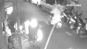 燒金紙像失火　灰燼滿天飛害騎士燙傷