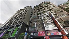 台北市中山區情侶一氧化碳中毒身亡現場（翻攝自Google Map）