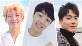 BTS金南俊（RM）、陳立農、吳念軒（合成圖／翻攝自臉書、IG）