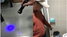 台中,賣淫,太平,做半套,精液斑螢光反應,養生館,按摩,性交易,紫光燈(圖/翻攝畫面)