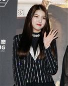 韓國女團GFRIEND成員信飛。（記者邱榮吉/攝影）