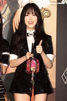韓國女團GFRIEND成員裕珠。（記者邱榮吉/攝影）