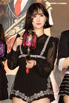 韓國女團GFRIEND成員銀河。（記者邱榮吉/攝影）