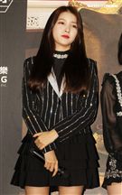 韓國女團GFRIEND成員信飛。（記者邱榮吉/攝影）