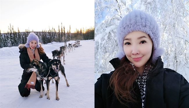 林書煒攜家北美遊　捕獲「跳舞極光」