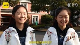 上海,雙胞胎,上海體育學院,藝考,面試,考官　圖／翻攝自梨視頻