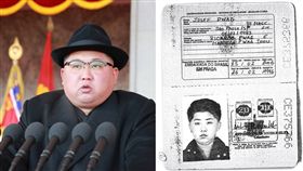 金正恩假護照／北韓勞動新聞網、（圖／路透社、達志影像）