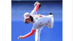 ▲SK飛龍左投金廣鉉春訓球速驚人。（圖／截自韓國媒體）