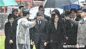 總統蔡英文出席228中樞紀念儀式。 圖／記者林敬旻攝