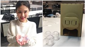 台隆手創館DIY驚喜扭蛋機，奕慈開（記者郭奕均攝影）