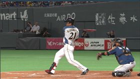 ▲清宮幸太郎在札幌巨蛋春訓首戰擊出安打。（圖／截自網路）