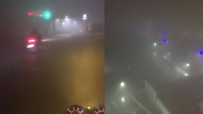 白茫茫！「怪物大霧」半夜吞沒大台北
