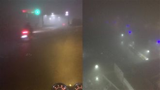 白茫茫！「怪物大霧」半夜吞沒大台北