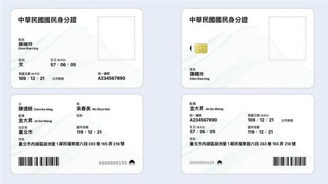 隱藏性別欄　新版身分證設計將大改造