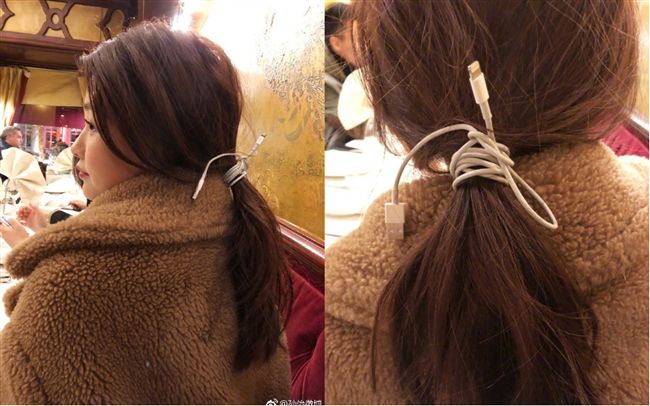 原子筆OUT！女星現改用這個綁頭髮