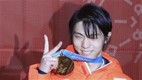 ▲日本花式滑冰名將羽生結弦。（圖／美聯社／達志影像）