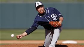 教士隊日籍投手牧田和久。（圖／美聯社／達志影像）