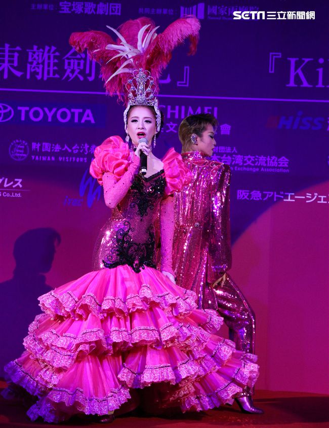 日本寶塚歌劇第三次台灣公演「東離劍遊記」星組首席娘役綺咲愛里。（記者邱榮吉/攝影）