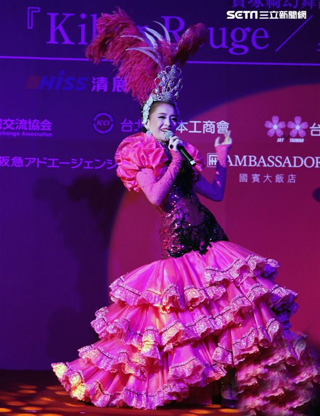 日本寶塚歌劇第三次台灣公演「東離劍遊記」星組首席娘役綺咲愛里。（記者邱榮吉/攝影）