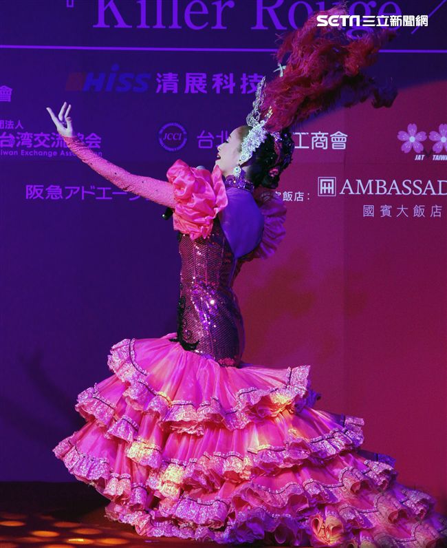 日本寶塚歌劇第三次台灣公演「東離劍遊記」星組首席娘役綺咲愛里。（記者邱榮吉/攝影）