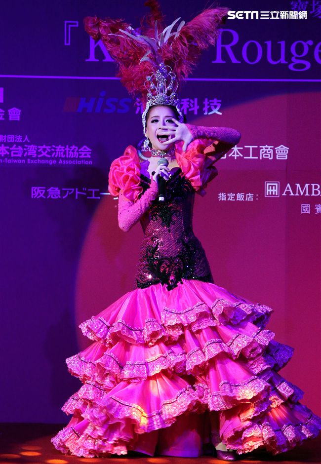 日本寶塚歌劇第三次台灣公演「東離劍遊記」星組首席娘役綺咲愛里。（記者邱榮吉/攝影）