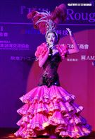 日本寶塚歌劇第三次台灣公演「東離劍遊記」星組首席娘役綺咲愛里。（記者邱榮吉/攝影）