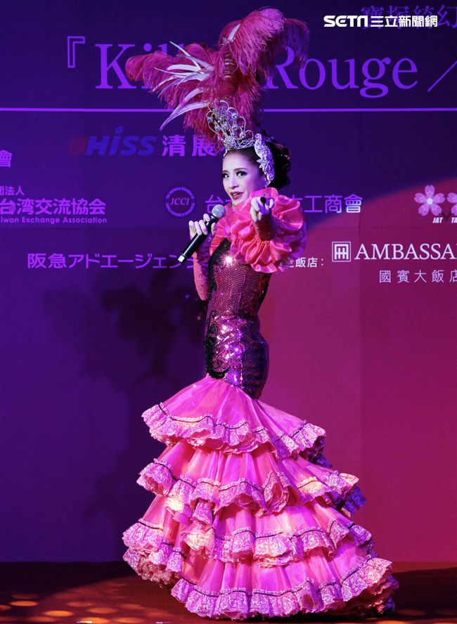 日本寶塚歌劇第三次台灣公演「東離劍遊記」星組首席娘役綺咲愛里。（記者邱榮吉/攝影）
