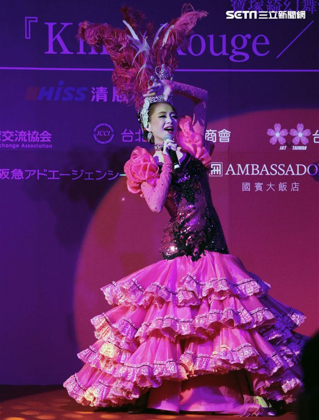 日本寶塚歌劇第三次台灣公演「東離劍遊記」星組首席娘役綺咲愛里。（記者邱榮吉/攝影）