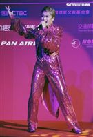 日本寶塚歌劇第三次台灣公演「東離劍遊記」星組禮  真琴出席記者會。（記者邱榮吉/攝影）