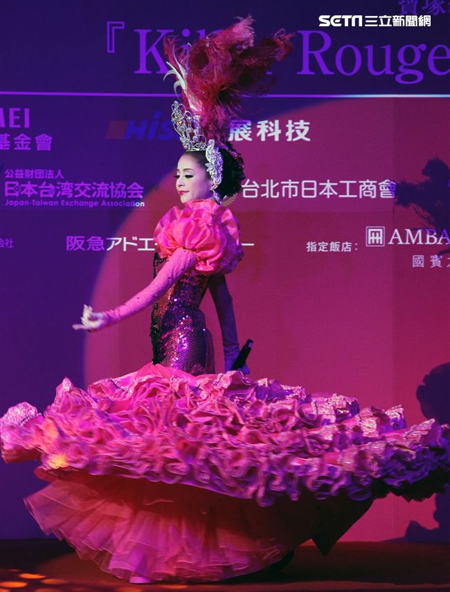 日本寶塚歌劇第三次台灣公演「東離劍遊記」星組首席娘役綺咲愛里。（記者邱榮吉/攝影）