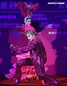 日本寶塚歌劇第三次台灣公演「東離劍遊記」，星組首席娘役綺咲愛里、星組禮  真琴出席記者會。（記者邱榮吉/攝影）