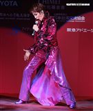 日本寶塚歌劇第三次台灣公演「東離劍遊記」，星組首席明星紅悠智露、星組首席娘役綺咲愛里
、星組禮  真琴出席記者會。（記者邱榮吉/攝影）
