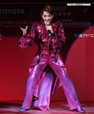 日本寶塚歌劇第三次台灣公演「東離劍遊記」，星組首席明星紅悠智露。（記者邱榮吉/攝影）