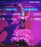 日本寶塚歌劇第三次台灣公演「東離劍遊記」，星組首席明星紅悠智露、星組首席娘役、星組禮  真琴出席記者會。（記者邱榮吉/攝影）