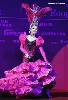 日本寶塚歌劇第三次台灣公演「東離劍遊記」星組首席娘役綺咲愛里。（記者邱榮吉/攝影）