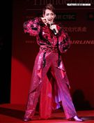日本寶塚歌劇第三次台灣公演「東離劍遊記」，星組首席明星紅悠智露。（記者邱榮吉/攝影）