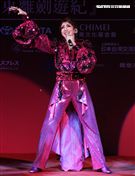 日本寶塚歌劇第三次台灣公演「東離劍遊記」，星組首席明星紅悠智露。（記者邱榮吉/攝影）