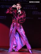 日本寶塚歌劇第三次台灣公演「東離劍遊記」，星組首席明星紅悠智露。（記者邱榮吉/攝影）